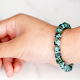 Chrysocolla Bracelets can be used with the Throat Chakra, where it helps with wise communication, or with the Heart Chakra to balance and strengthen, helping one to learn how to live from the truth of the Heart.