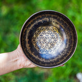 Flower of Life Singing Bowl - HimalayasShop