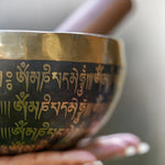 Om Mantra Singing Bowl - Himalayas Shop