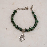 Natural Stone Emerald Chip Bracelets - Himalayas Shop