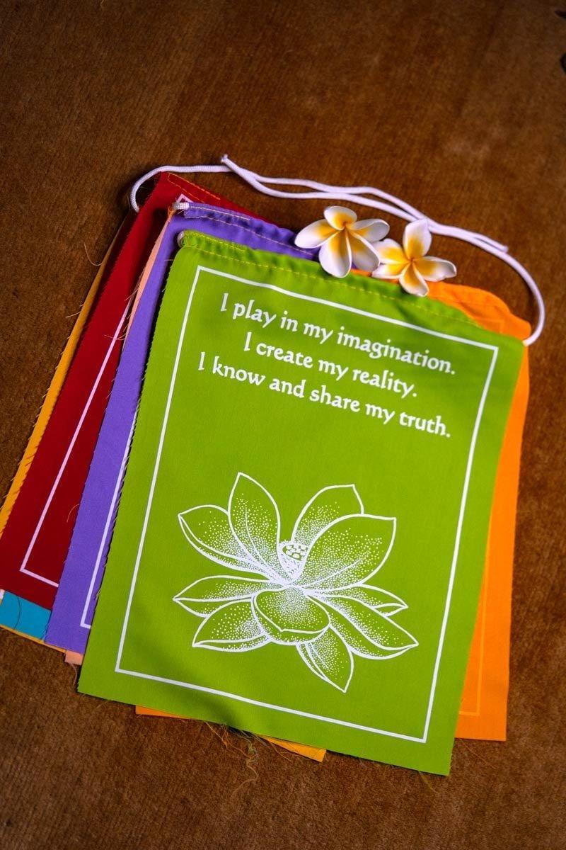 Positivity Prayer Flags wall hanging