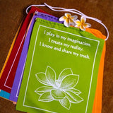 Positivity Prayer Flags wall hanging