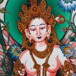 Beautiful Tara thangka painting - Best handpainted thangka painting - HimalayasShop