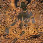 Antique Green Tara Thangka - Himalayas Shop