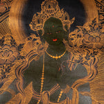 Antique Green Tara Thangka - Himalayas Shop