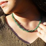 Green Aventurine Necklace for Heart Chakra healing