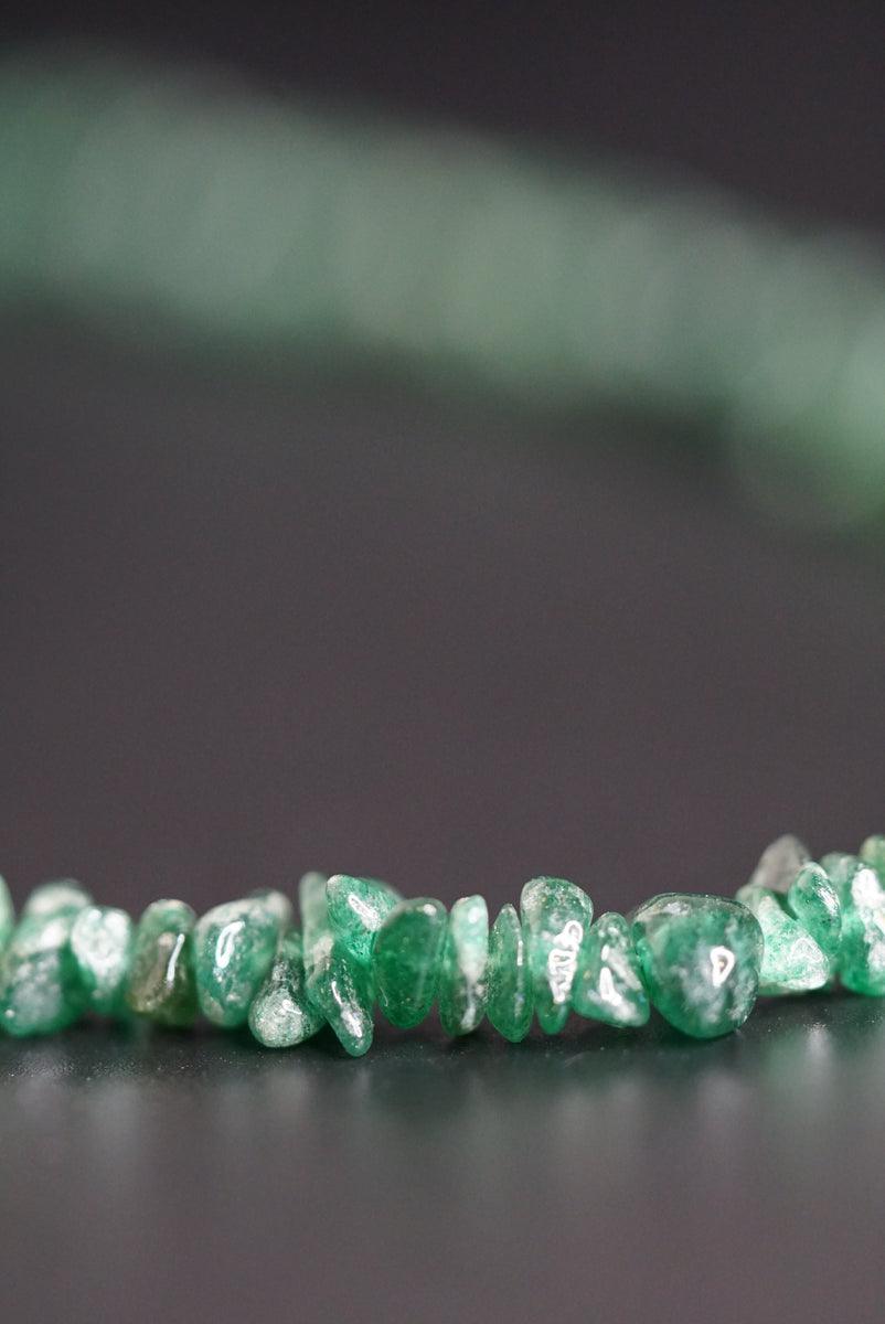 Green Aventurine Necklace for Heart Chakra healing