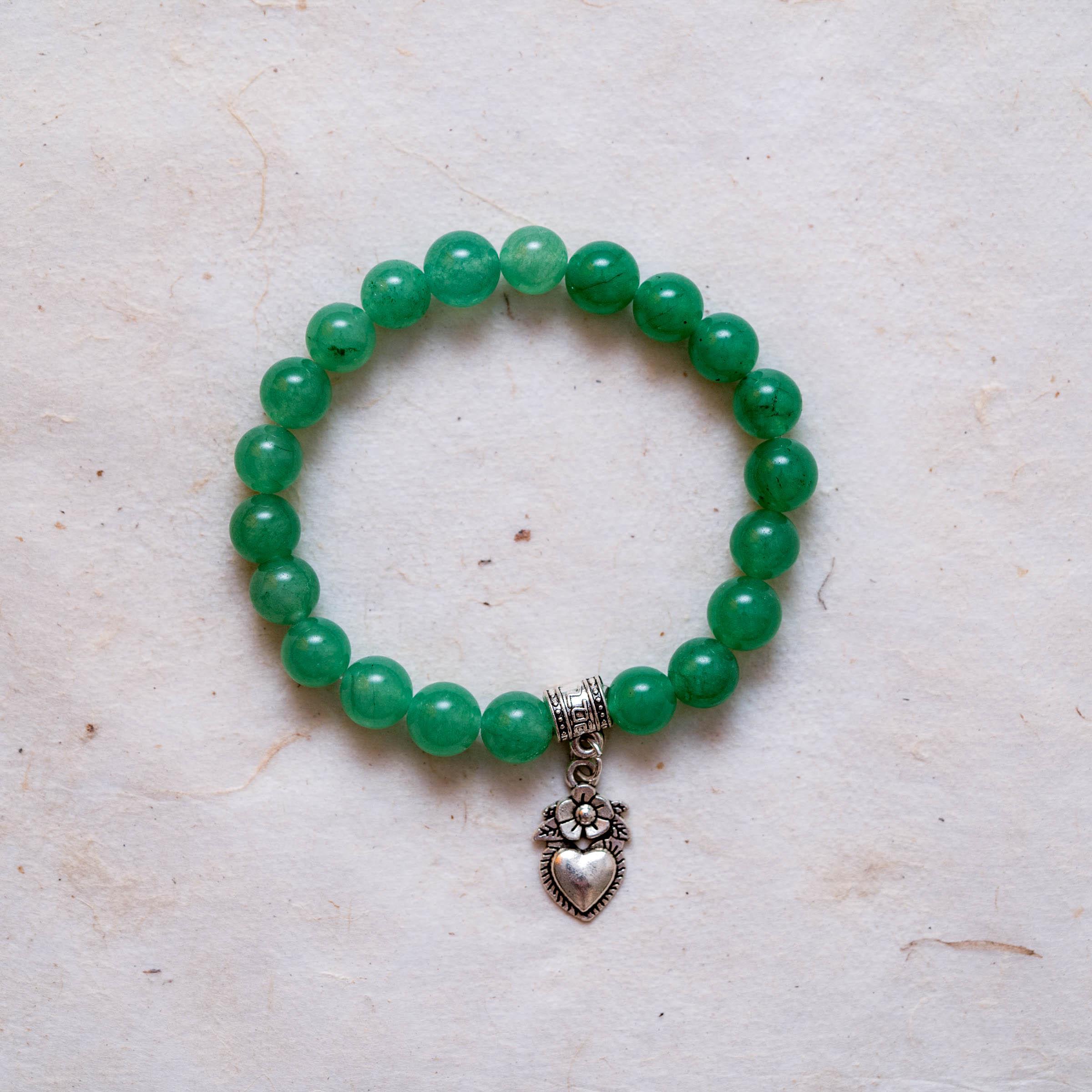 Green Jade Crystal Bracelet - Himalayas Shop