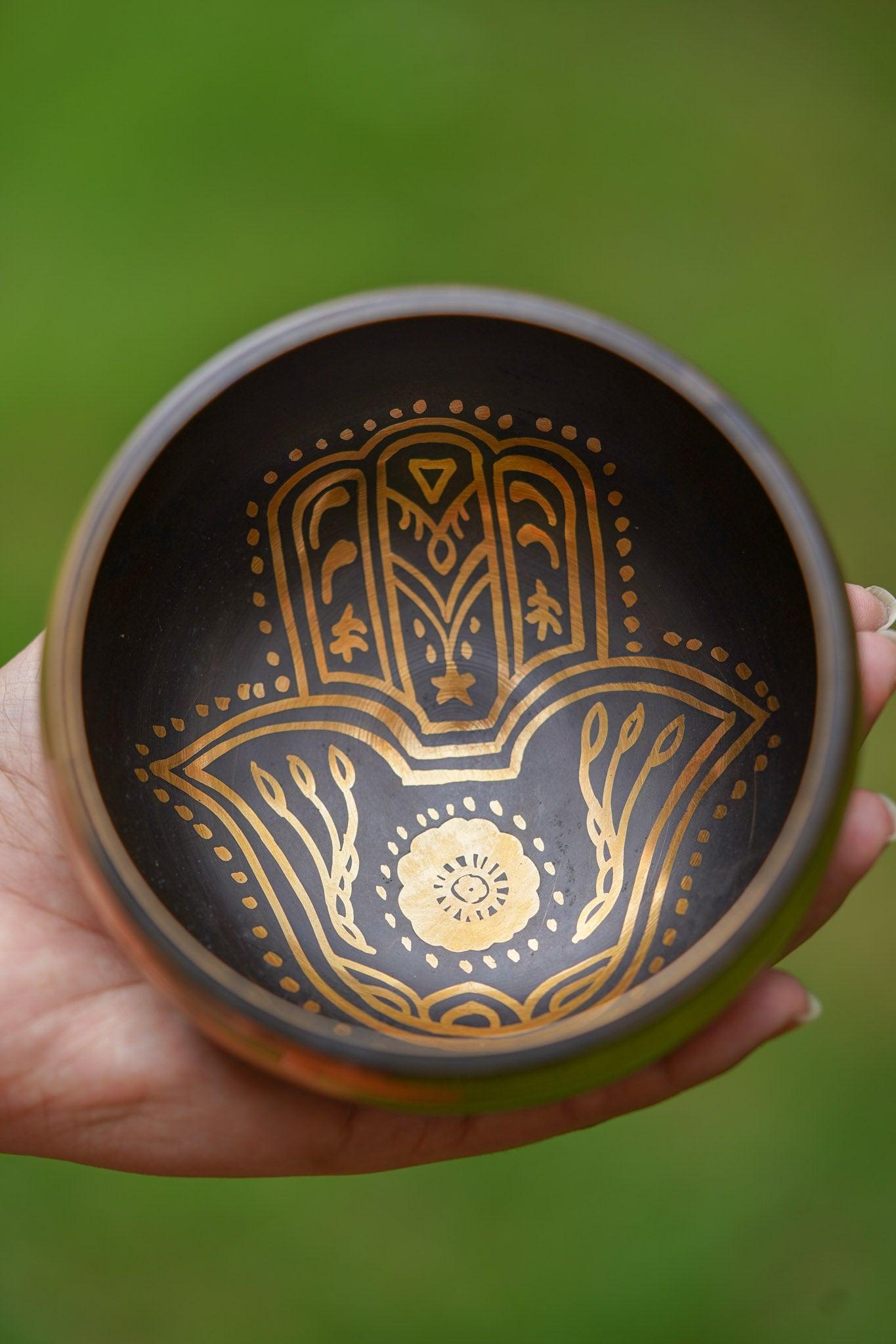 4-inch Hamsa Singing Bowl