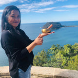 Hand made Singing Bowl for meditation and relaxation in nature