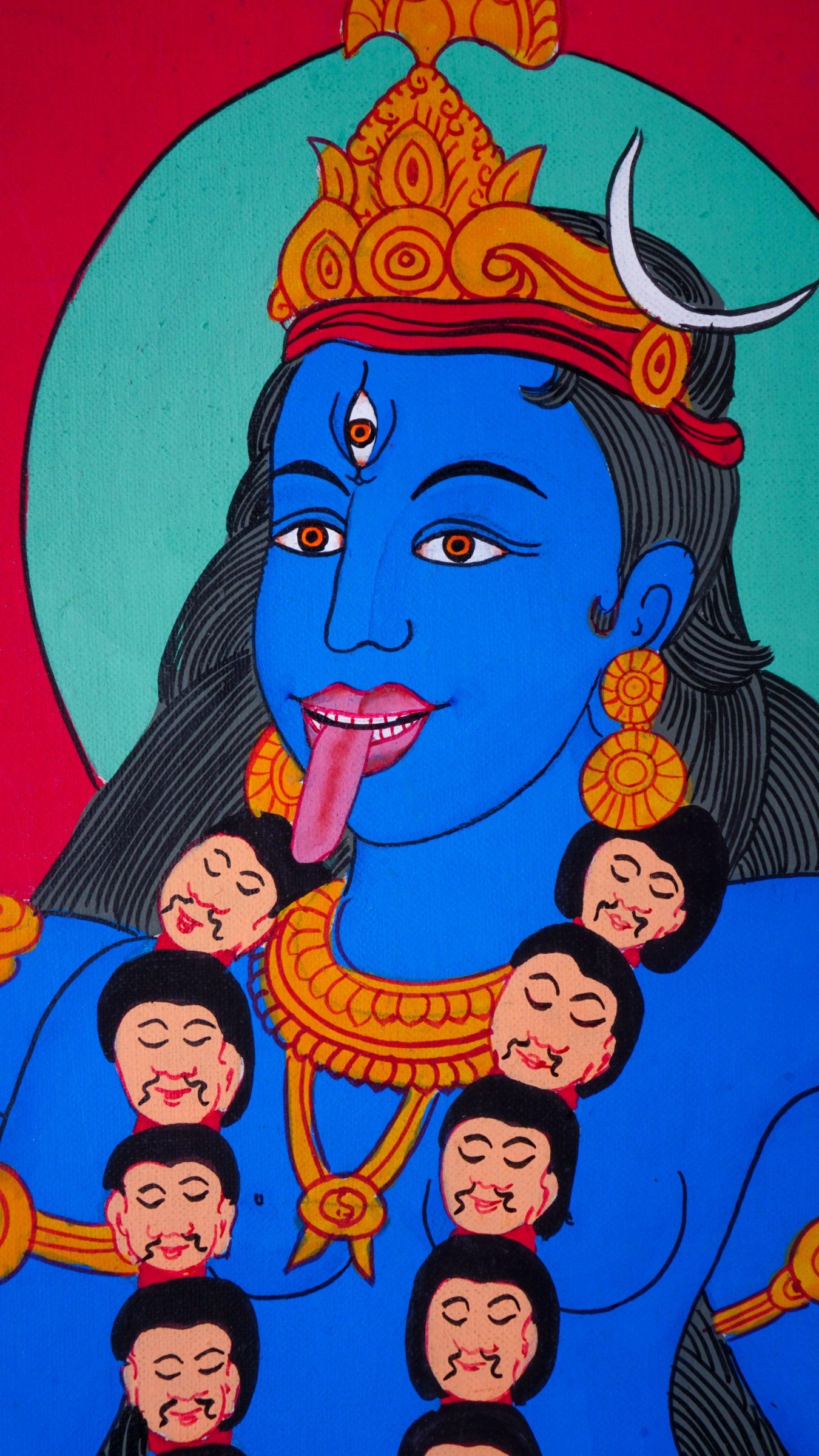 Kali Thangka Painting