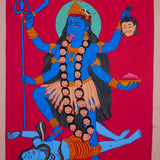 Kali Thangka Painting