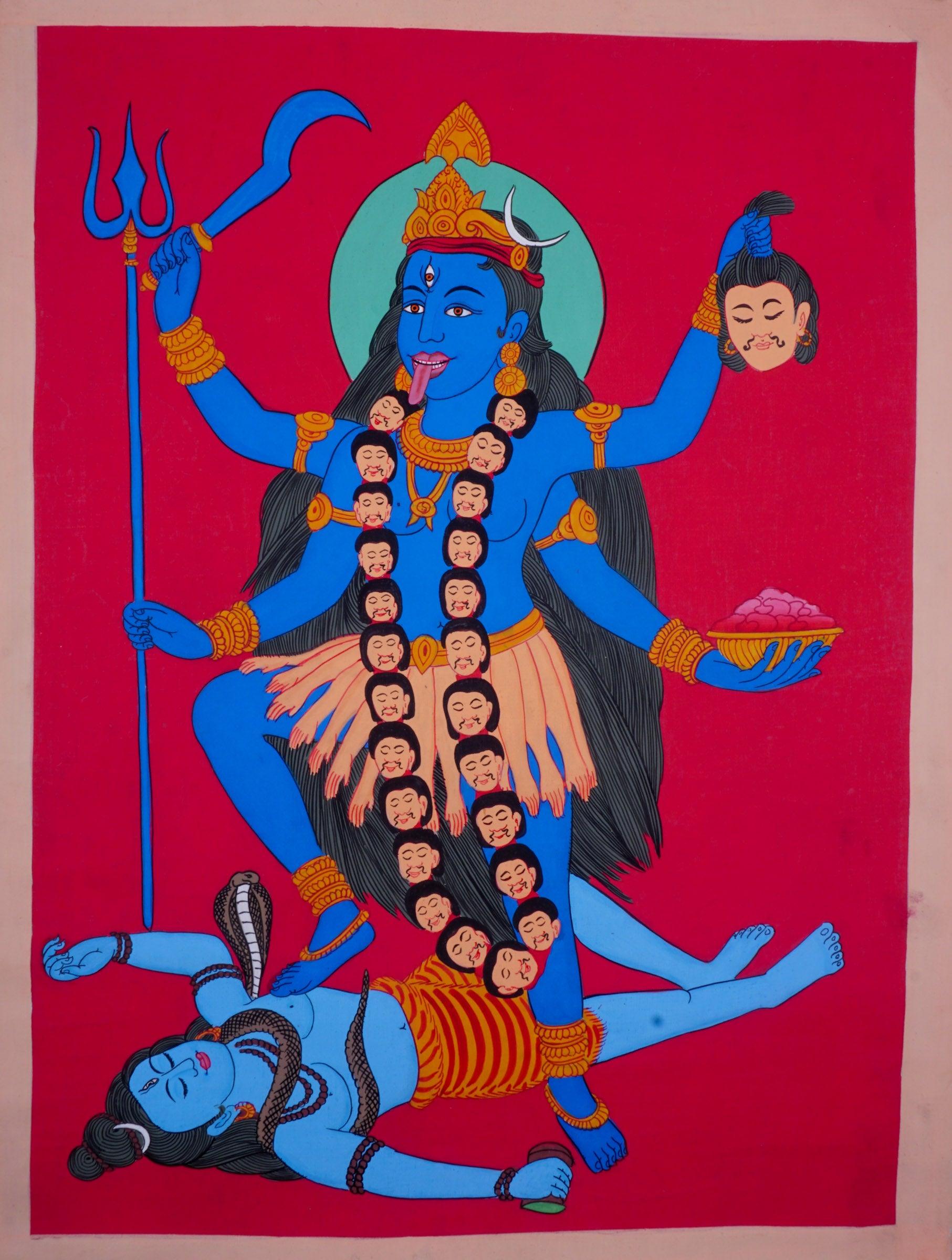 Kali Thangka Painting