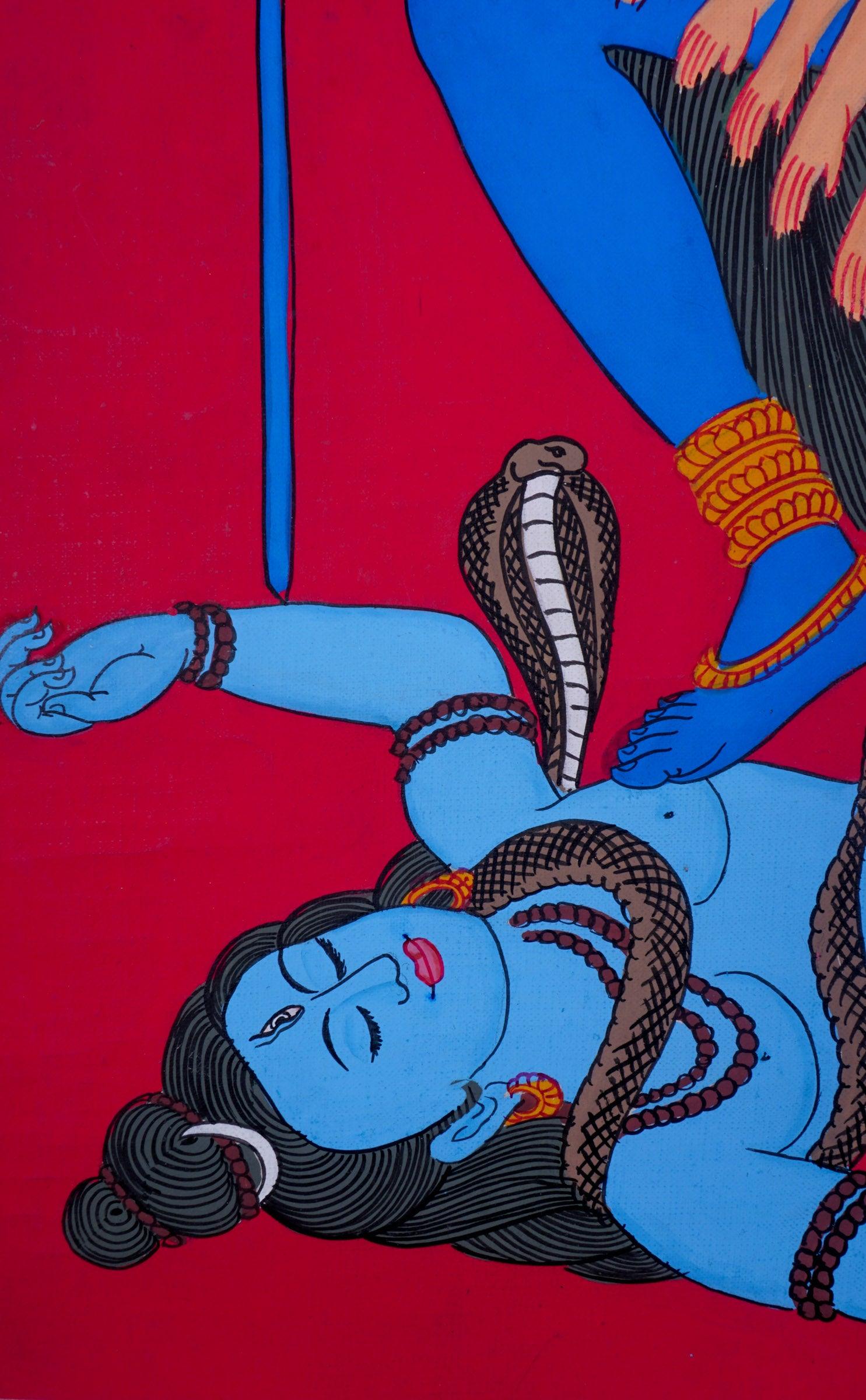 Kali Thangka Painting - Himalayas Shop