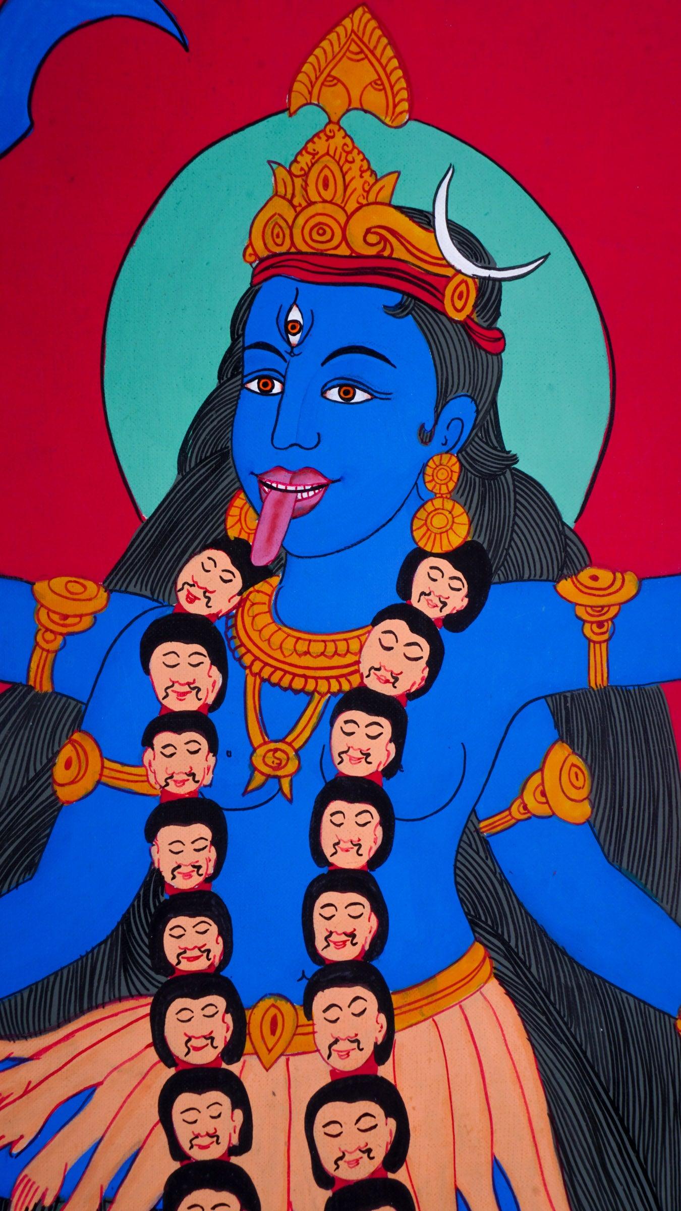 Kali Thangka Painting