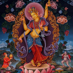 Laxmi Thangka Painting - Newari Style - Himalayas Shop