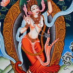 Laxmi Newari Thangka Painting - Best handpainted thangka painting - HimalayasShop