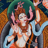 Laxmi Newari Thangka Painting - Best handpainted thangka painting - HimalayasShop