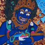 Mahakala Thangka painting - Best handpainted thangka painting - HimalayasShop