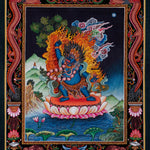 Beautiful Mahakala Thangka Painting - Best handpainted thangka painting - HimalayasShop