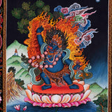Beautiful Mahakala Thangka Painting - Best handpainted thangka painting - HimalayasShop