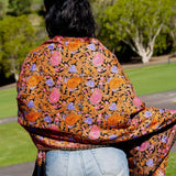 Heavy embroidery vintage paisley design pashmina shawl gives you a classic looks and gets everyone attention!