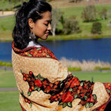 loral Embroidery shawls are elegant for everyday wear. Get the best deal at Himalayasshop.com for the Cashmere Women Shawl.