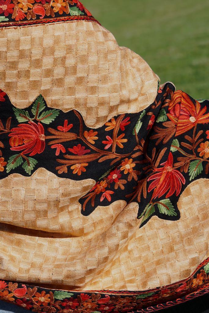 loral Embroidery shawls are elegant for everyday wear. Get the best deal at Himalayasshop.com for the Cashmere Women Shawl.