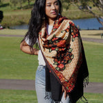 loral Embroidery shawls are elegant for everyday wear. Get the best deal at Himalayasshop.com for the Cashmere Women Shawl.