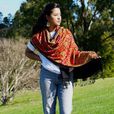 Buy our best hand woven pashmina stole online at lowest price. These Cashmere Embroidery stole has a great design for any wear at any place made ethically by supporting people from Himalayas.