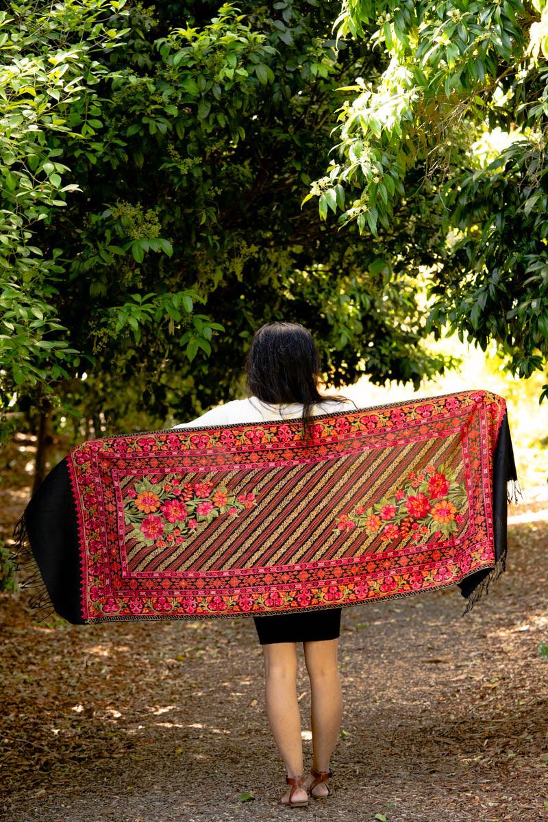 Pashmina shawl, pashmina scarf, wrap, stole or cashmere blanket.