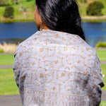 Lavender color pure pashmina shawl from Nepal for women. Pair it up with any attire for the classy look.