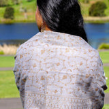 Lavender color pure pashmina shawl from Nepal for women. Pair it up with any attire for the classy look.