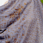 Lavender color pure pashmina shawl from Nepal for women. Pair it up with any attire for the classy look.