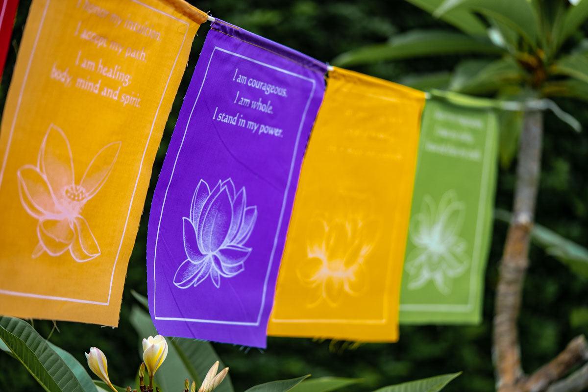 Wall Hanging Flag for Positivity - Himalayas Shop