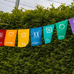 Positivity and Spiritual Flags for Meditation space