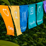 positivity wall hanging flag