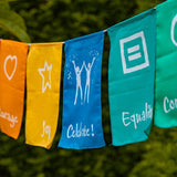 Positivity and Spiritual Flags for Meditation space