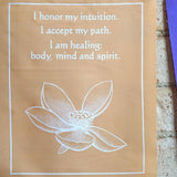 7 chakra color Prayer Flag