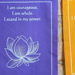 7 chakra color Prayer Flag