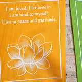 7 chakra color Prayer Flag