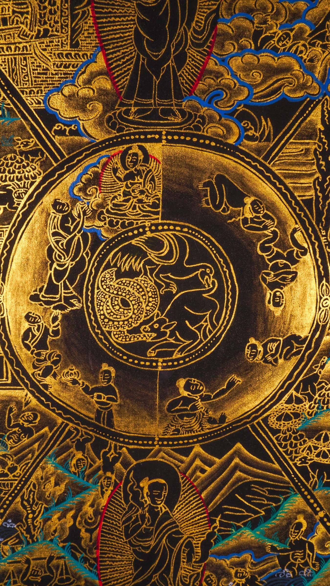 Wheel of Life Thangka Painting