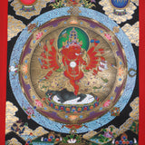 12 Arms Ganesh Thangka Painting