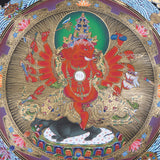 12 Arms Ganesh Thangka Painting