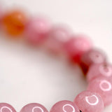 Rose Quartz is the stone of unconditional love. One of the most important stones for Heart Chakra work, Rose Quartz opens the heart to all types of love. Wear this rose quartz bracelet to open up your heart chakra. A perfect gift for your loved ones.