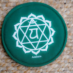 heart chakra cushion singing bowl