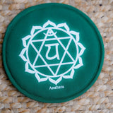 heart chakra cushion singing bowl