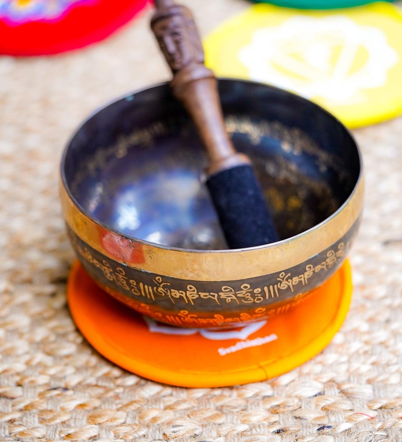 Sacral Singing bowl cushion