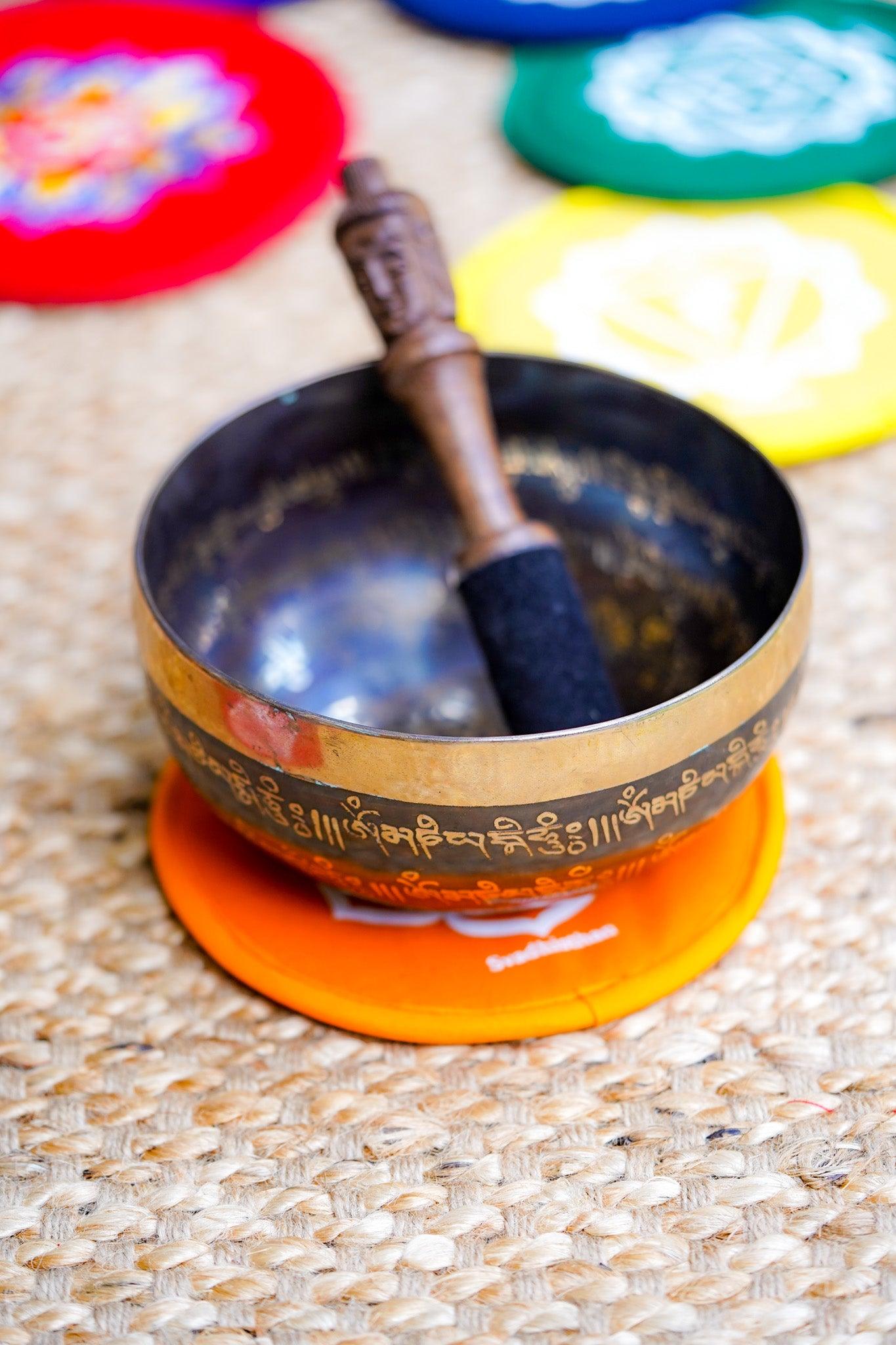 Sacral Singing bowl cushion