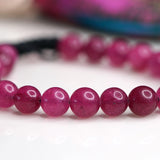 Ruby Stone Wrist Mala
